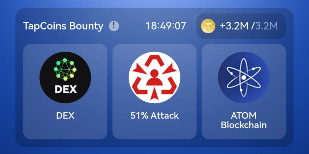 TapCoins Bounty Daily Combo 7 October 2024