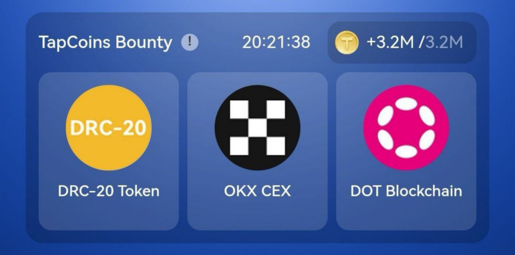 TapCoins Bounty Daily Combo 13 October 2024