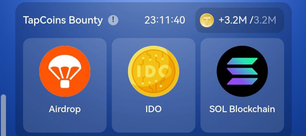 TapCoins Bounty Daily Combo 20 October 2024