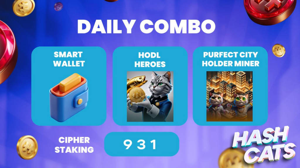 HashCats Daily Combo & Cipher Staking 28 October 2024