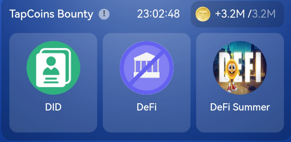 TapCoins Bounty Daily Combo 2 October 2024