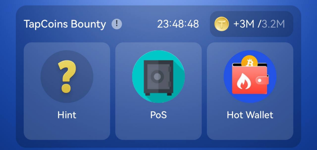 TapCoins Bounty Daily Combo 5 October 2024