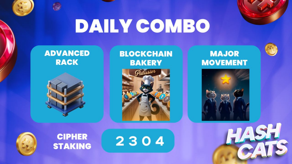 HashCats Daily Combo & Cipher Staking 6 November 2024