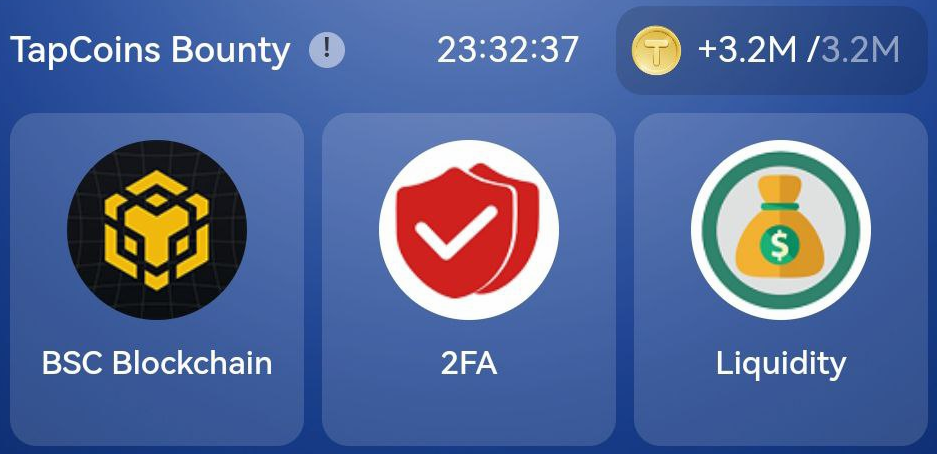 TapCoins Bounty Daily Combo 10 November 2024