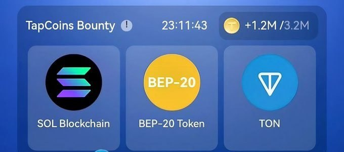 TapCoins Bounty Daily Combo 11 November 2024