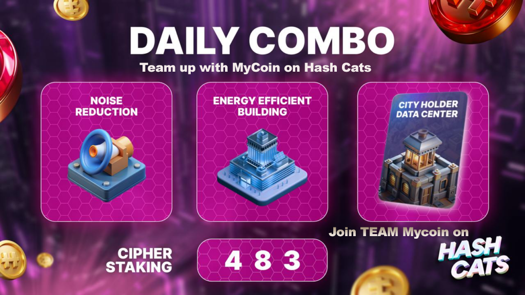 HashCats Daily Combo & Cipher Staking 3 December 2024