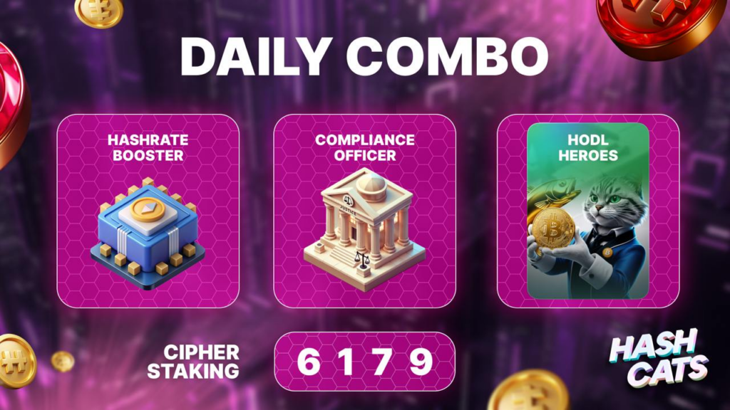 HashCats Daily Combo & Cipher Staking 16 December 2024