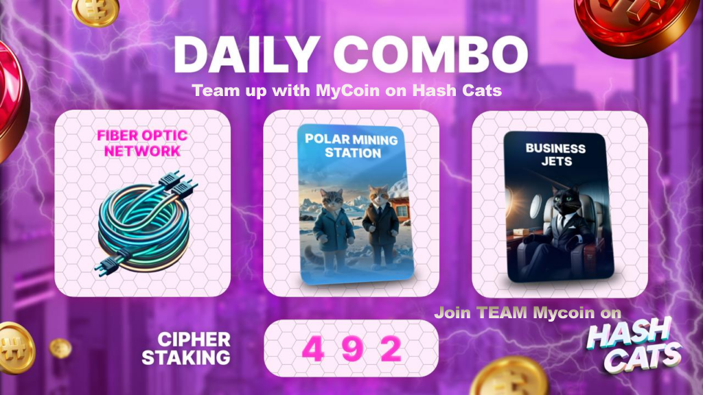 HashCats Daily Combo & Cipher Staking 4 December 2024