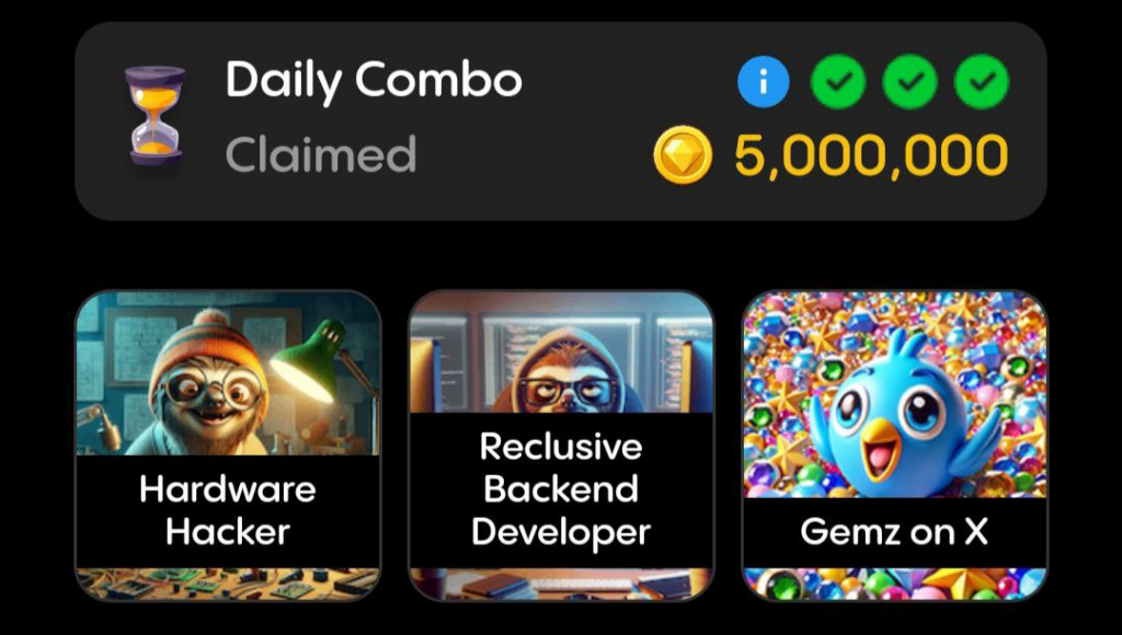 Gemz Daily Combo & Cipher 5 December 2024