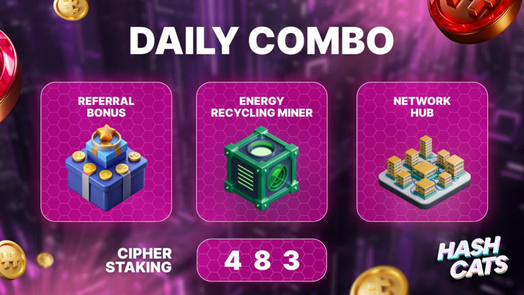 HashCats Daily Combo & Cipher Staking 7 December 2024