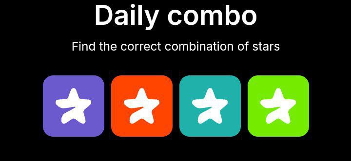 Starsfi Daily Combo 1 December 2024