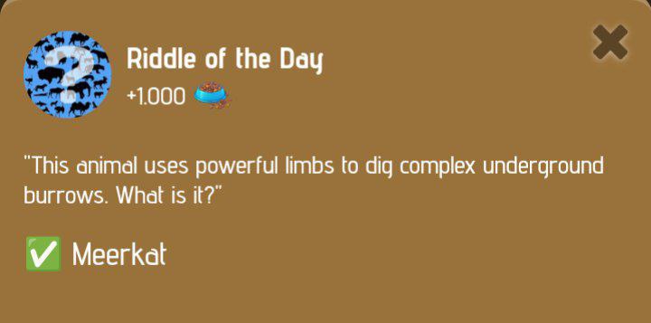 Zoo Riddle of the Day 23 December 2024