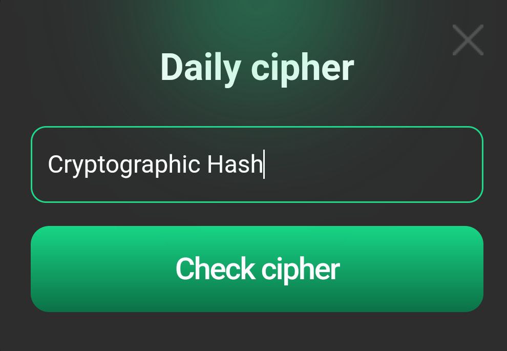 Frog Farm Daily Cipher 28 December 2024